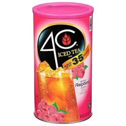 4C Iced Tea Mix - Natural Raspberry - 87.9 oz