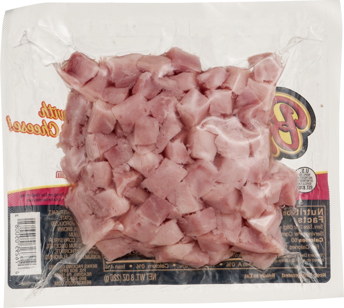 slide 6 of 9, Berks Ham Cubes, 8 oz