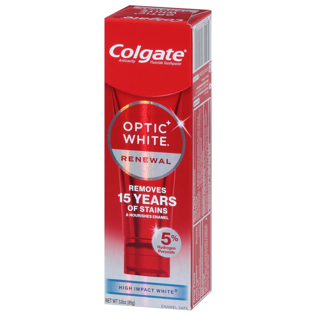 slide 12 of 15, Colgate Optic White Renewal High Impact White Teeth Whitening Toothpaste, 3 oz