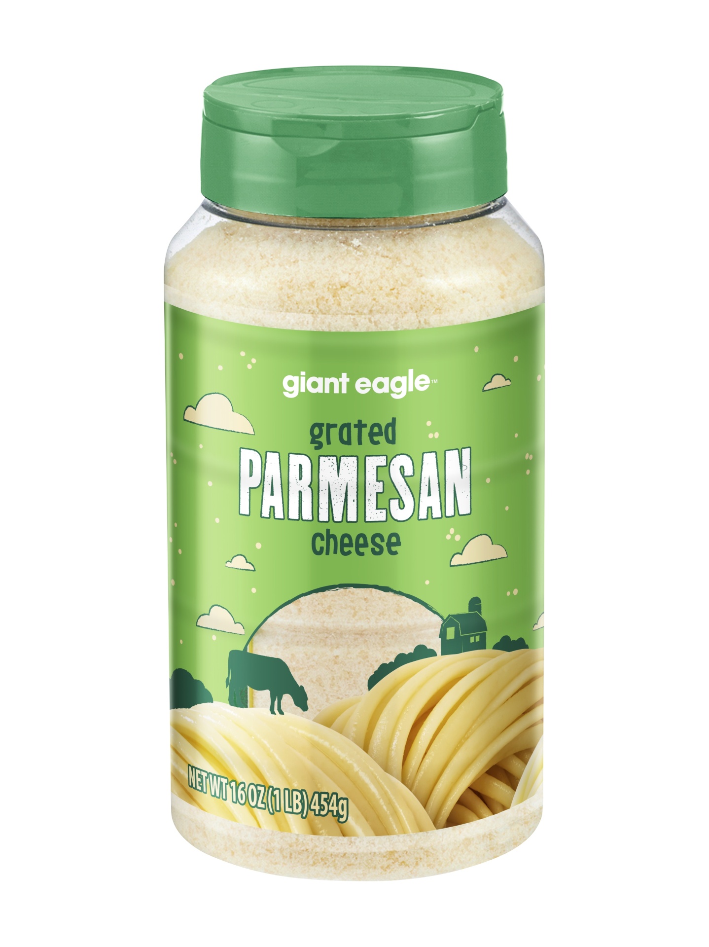 slide 1 of 1, Giant Eagle Grated Parmesan Cheese, 16 oz