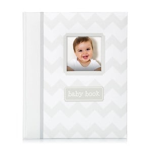 slide 1 of 1, Pearhead Little Pear Chevron Book - Gray, 1 ct