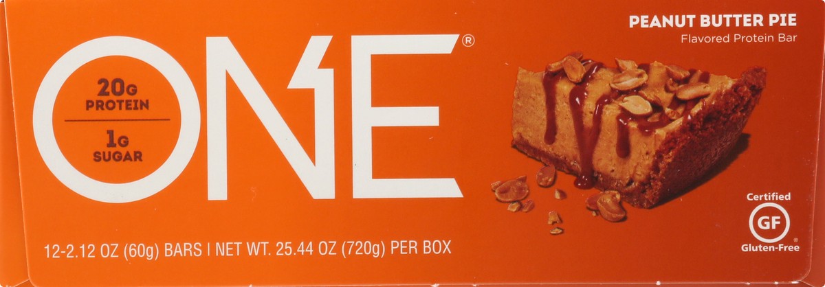 slide 5 of 9, ONE Peanut Butter Pie Flavored Protein Bar 12 ea, 12 ct