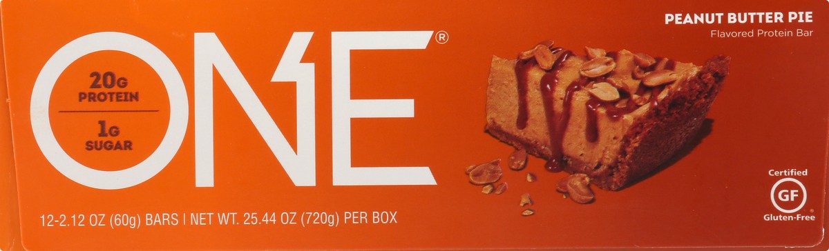 slide 7 of 9, ONE Peanut Butter Pie Flavored Protein Bar 12 ea, 12 ct