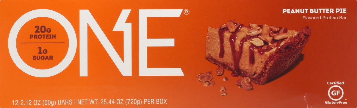 slide 8 of 9, ONE Peanut Butter Pie Flavored Protein Bar 12 ea, 12 ct