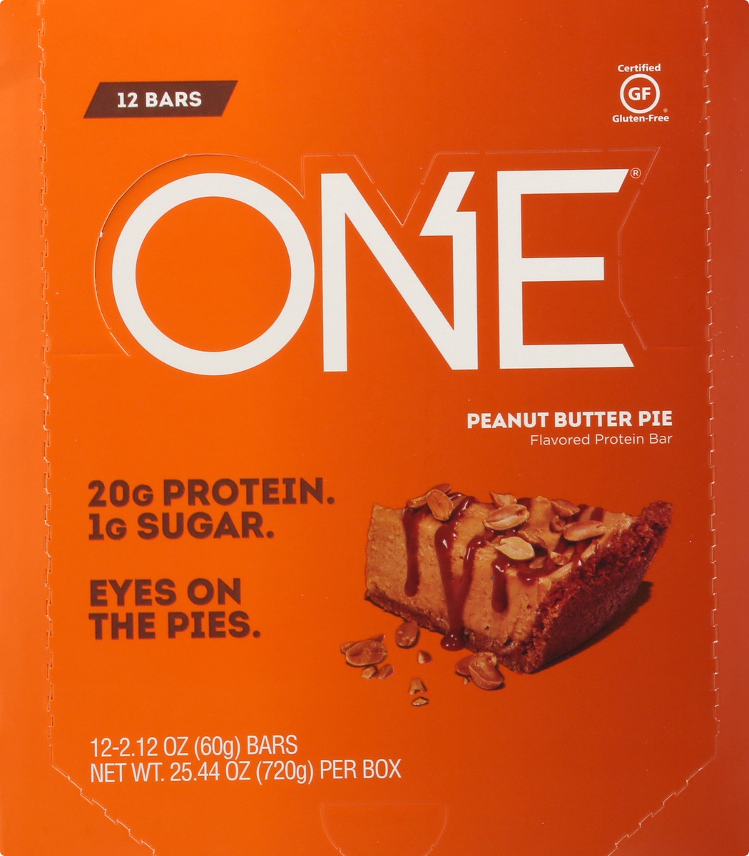 slide 9 of 9, ONE Peanut Butter Pie Flavored Protein Bar 12 ea, 12 ct