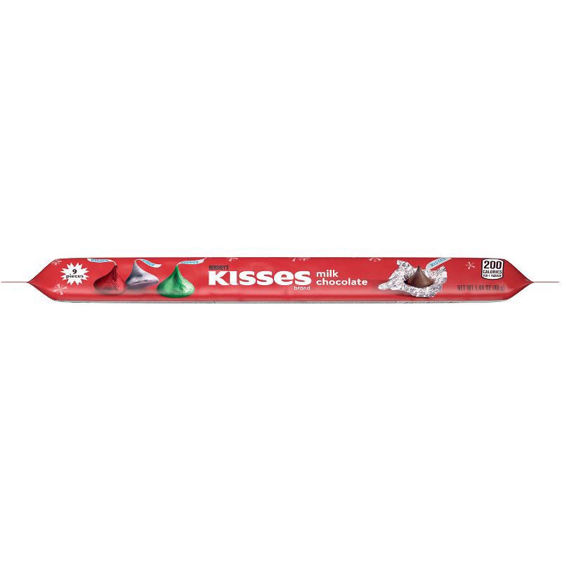 slide 1 of 5, Hershey's Kisses Milk Chocolate Candy Holiday (9 Pieces), 1.44 oz