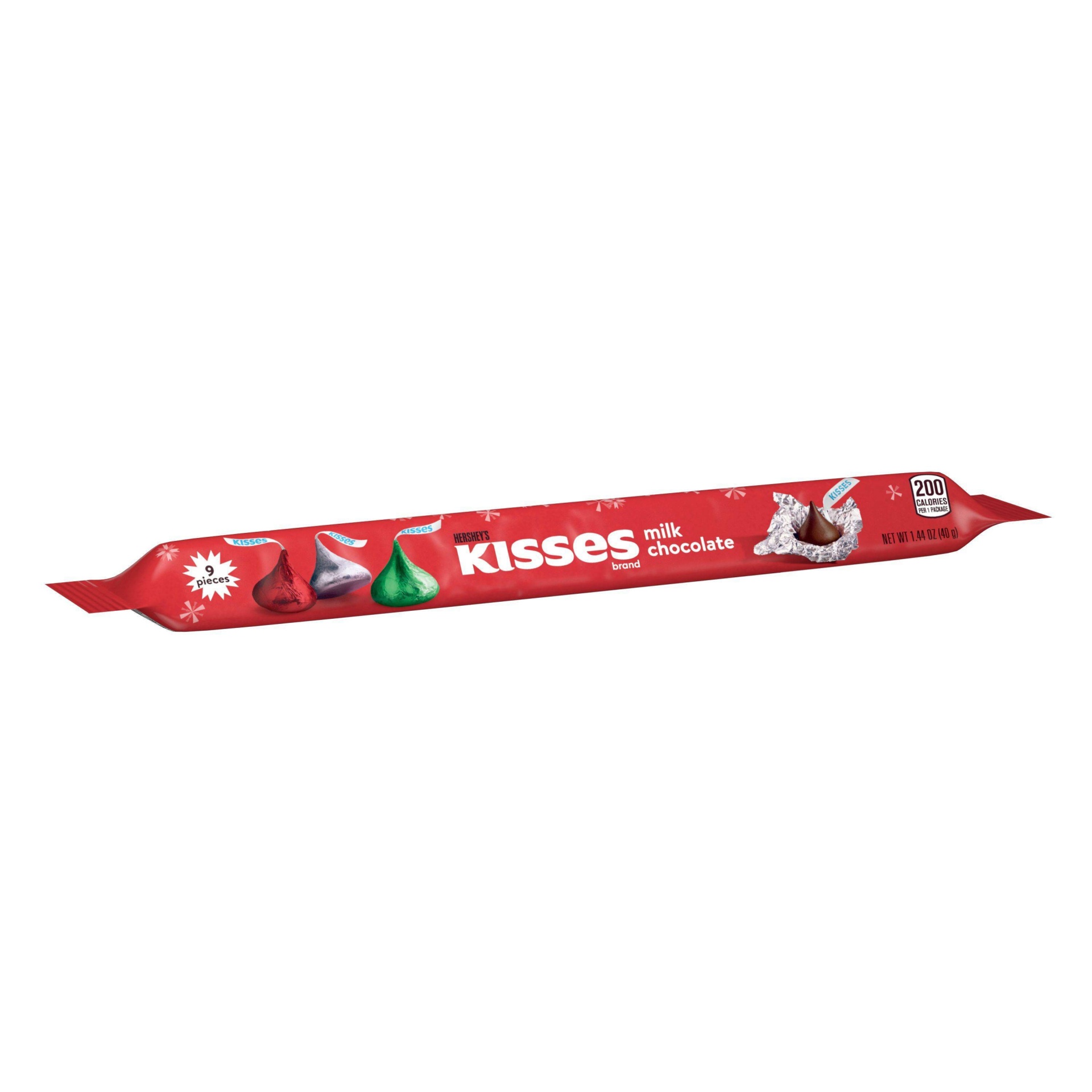slide 1 of 2, Hershey's Kisses Holiday Milk Chocolate Sleeve, 1.44 oz