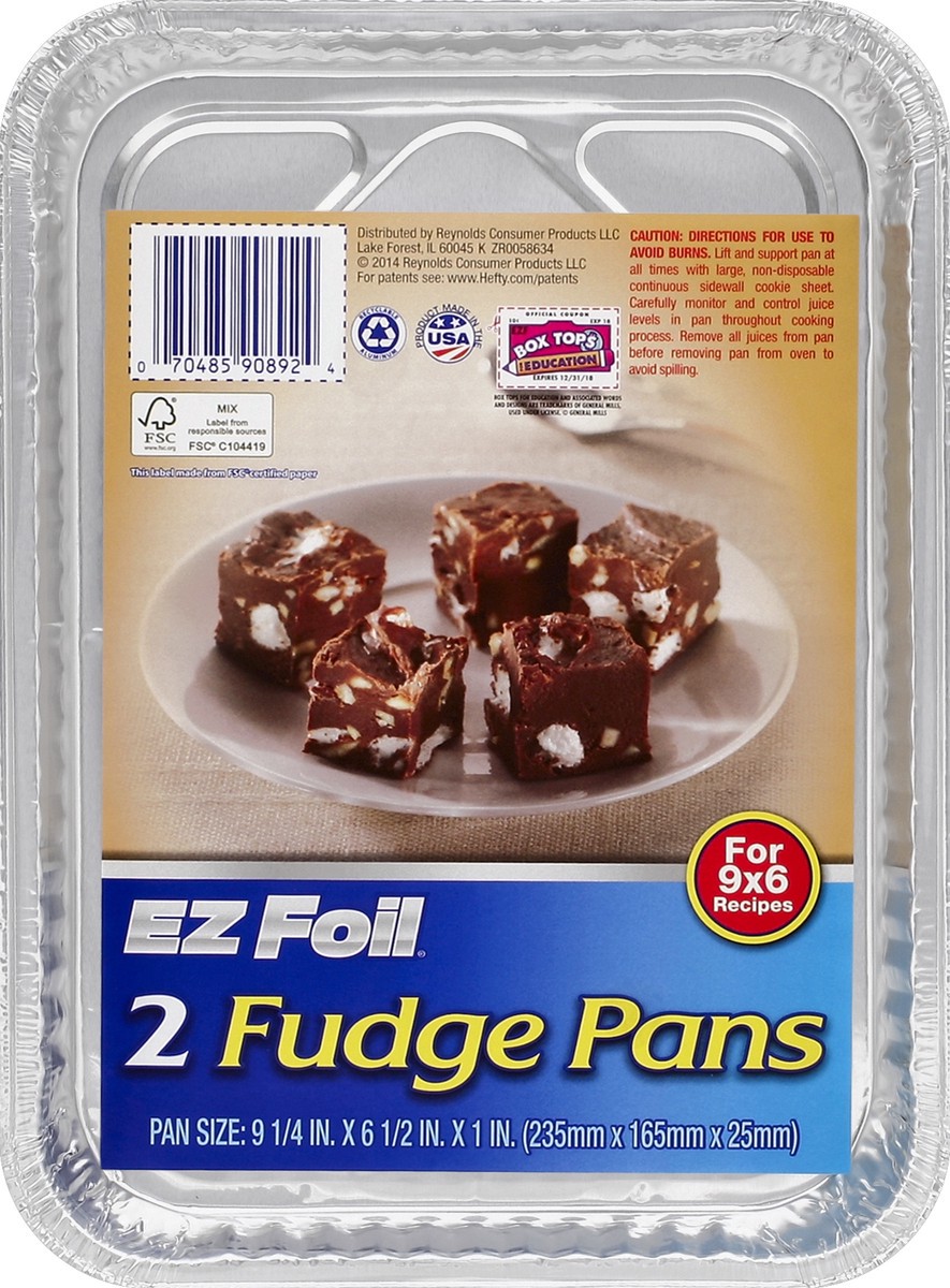 slide 3 of 4, EZ Foil Fudge Pans 2 ea, 2 ct