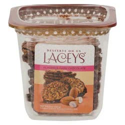 Laceys Almond & Dark Chocolate Wafer 8 oz