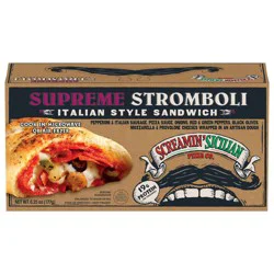 Screamin'' Sicilian Pizza Co. Italian Style Supreme Stromboli Sandwich 6.25 oz