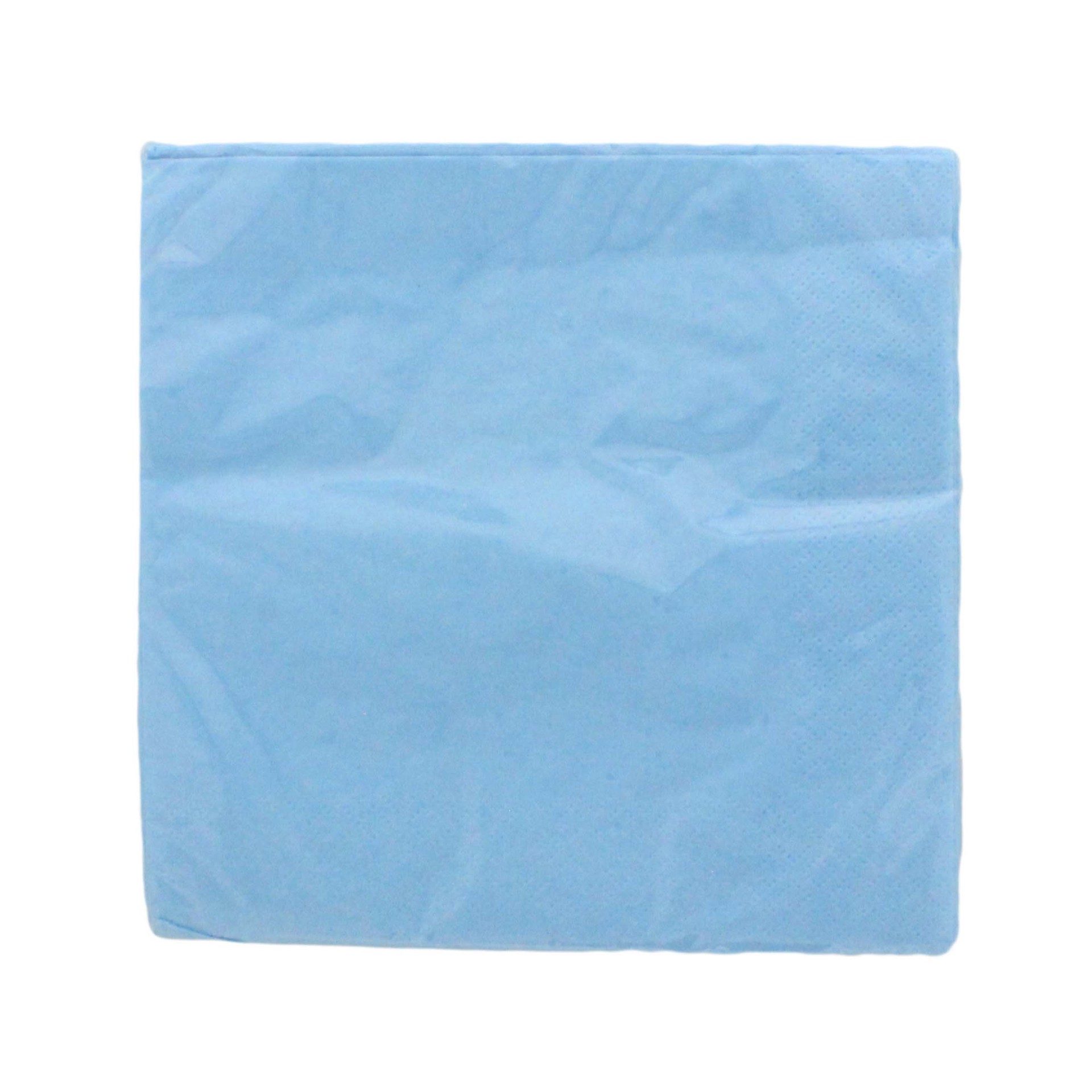 slide 1 of 1, Unique Industries Powder Blue Lunch Napkins, 20 ct