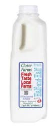 Clover Farms Fresh Half-and-half - 1 qt