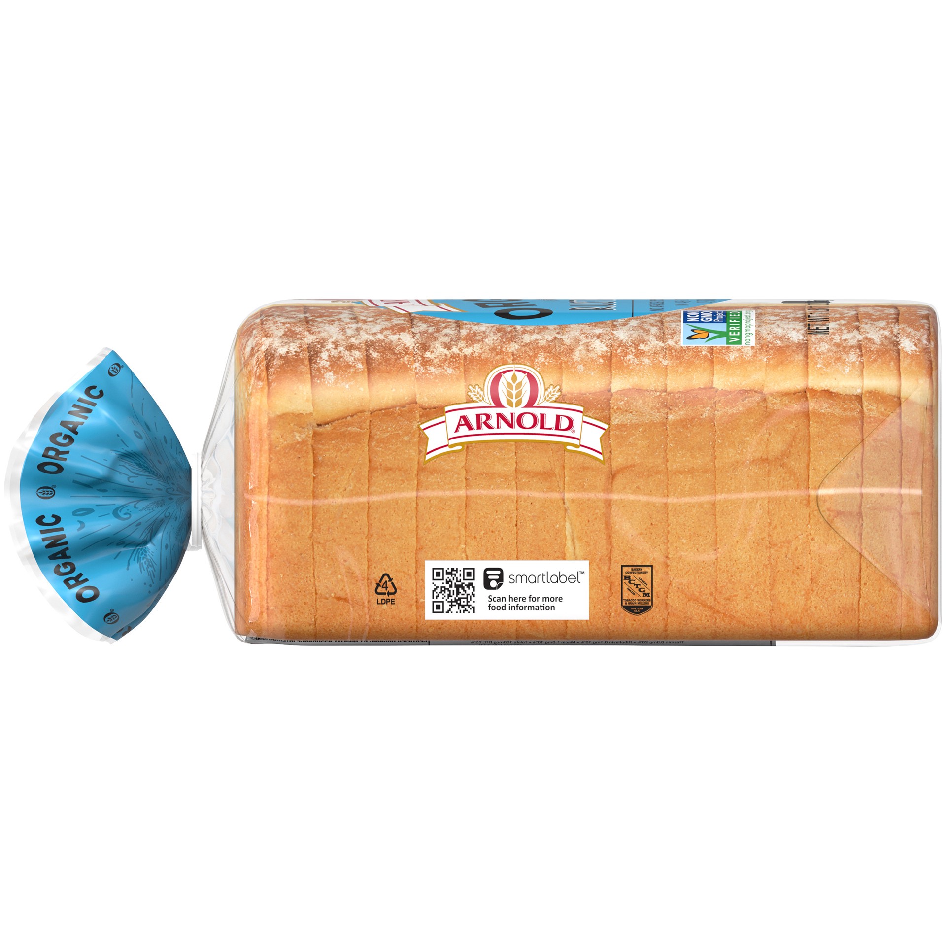 slide 4 of 5, Arnold Organic Rustic White Bread 27 oz, 27 oz