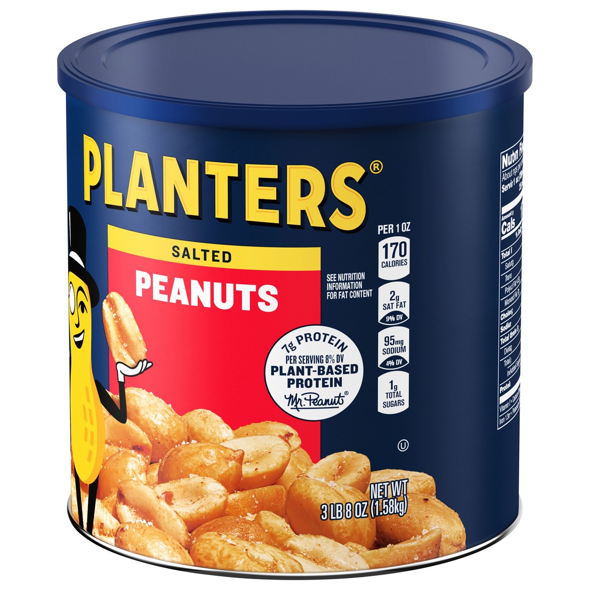 slide 6 of 11, Planters Salted Peanuts 56 oz, 56 oz