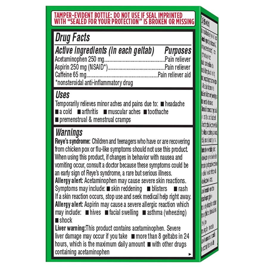 slide 4 of 5, Walgreens Headache Relief Geltabs, 80 ct