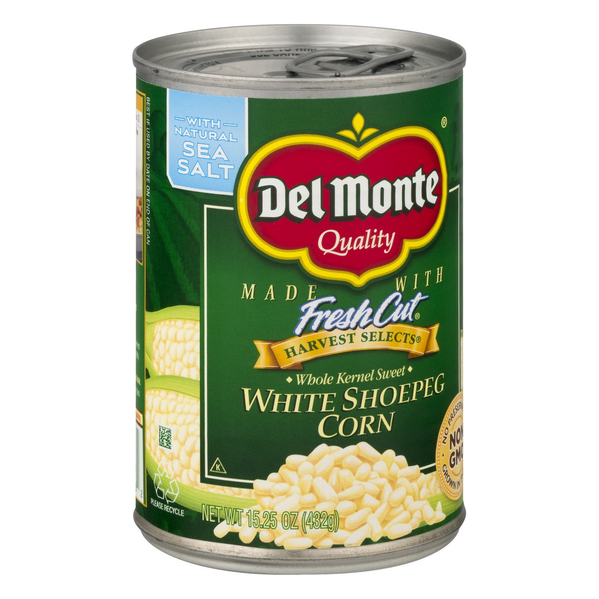 slide 2 of 10, Del Monte Whole Kernel Sweet White Shoepeg Corn 15.25 oz, 15.25 oz