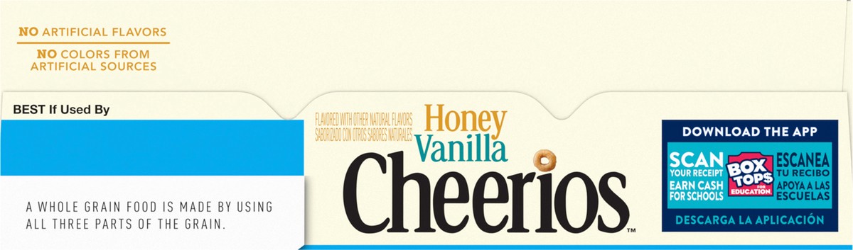 slide 6 of 14, Cheerios Honey Vanilla Cheerios Gluten-Free Breakfast Cereal, 14.3 oz
