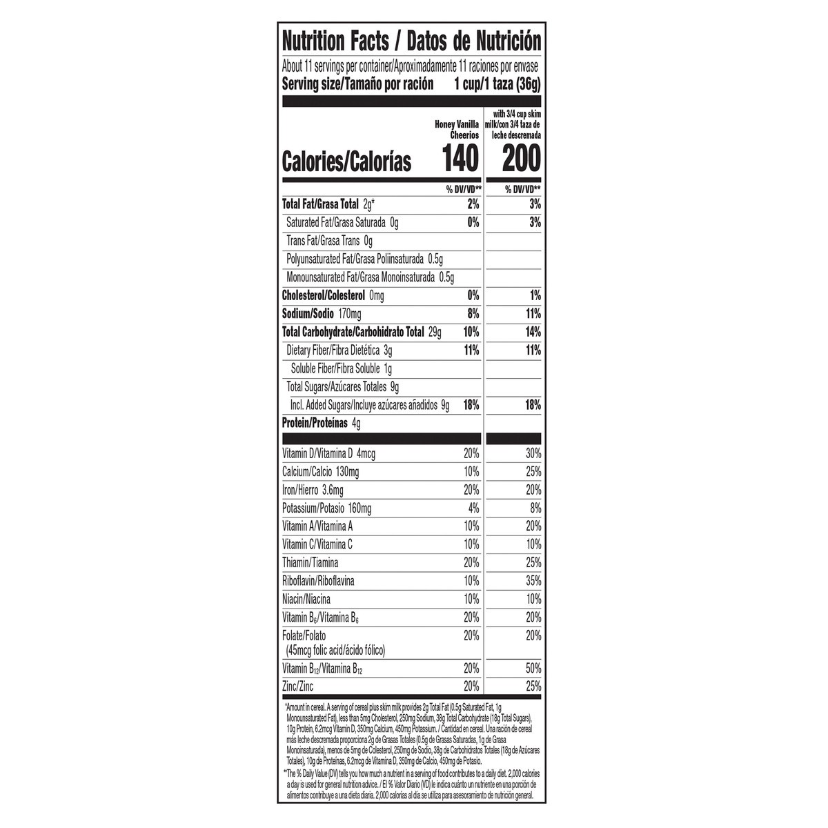 slide 7 of 14, Cheerios Honey Vanilla Cheerios Gluten-Free Breakfast Cereal, 14.3 oz