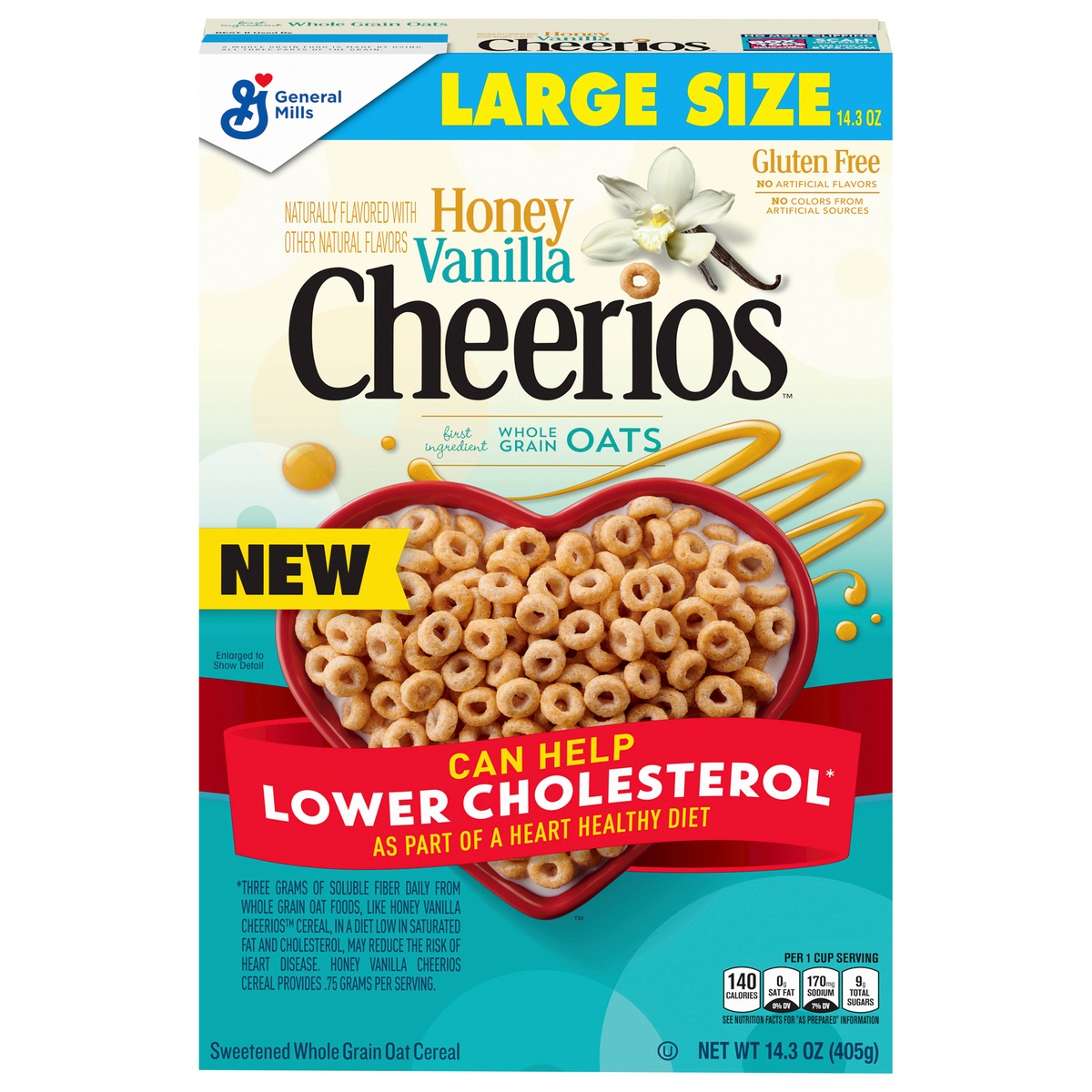 General Mills Honey Nut Cheerios Cereal - Shop Cereal at H-E-B