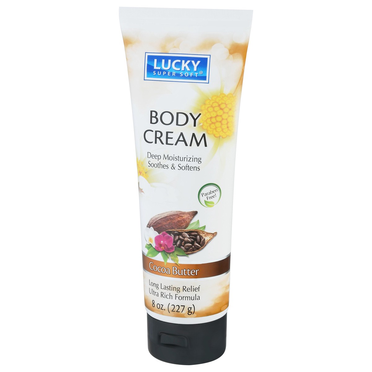 slide 10 of 13, Lucky Super Soft Cocoa Butter Body Cream 8 oz, 8 oz