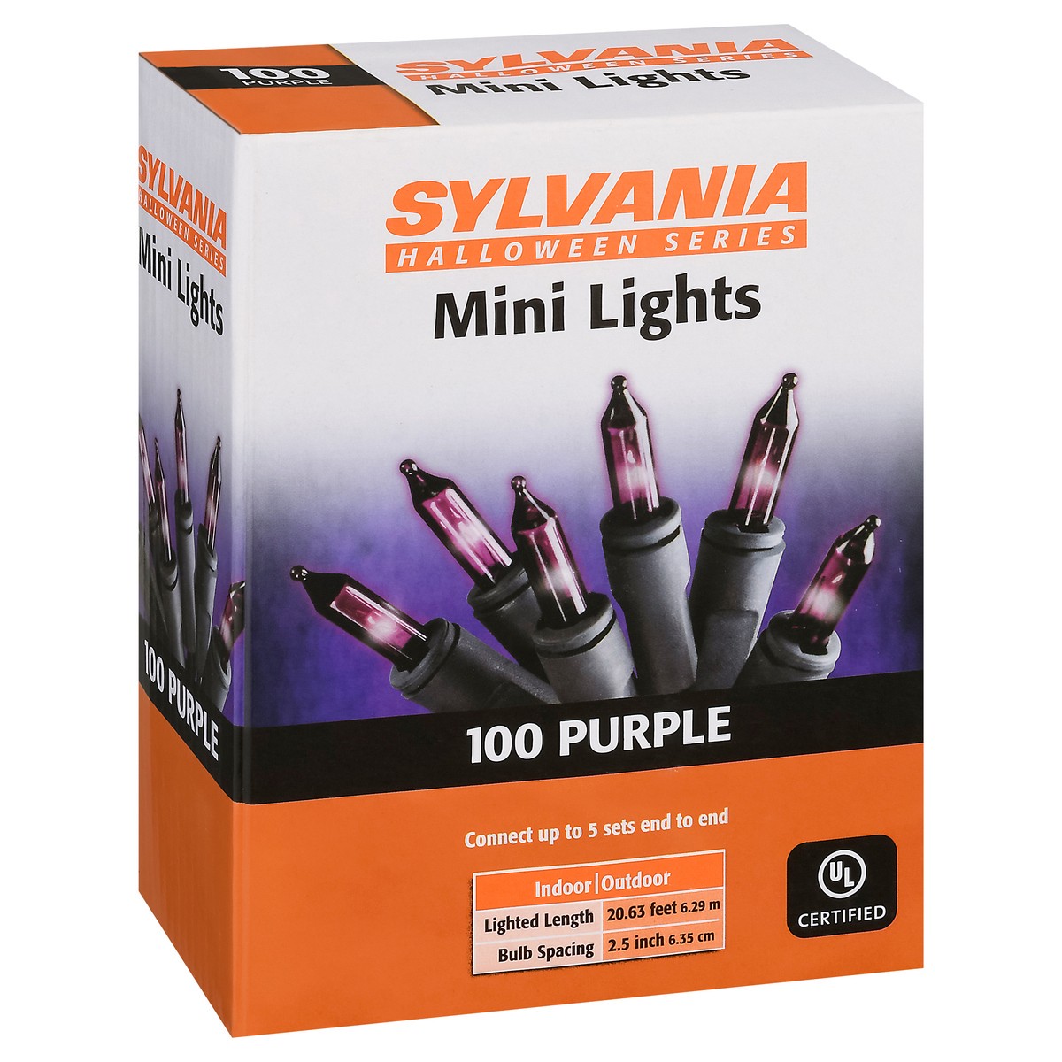 slide 14 of 14, Sylvania Halloween Series Purple Mini Lights 100 Each, 100 ct