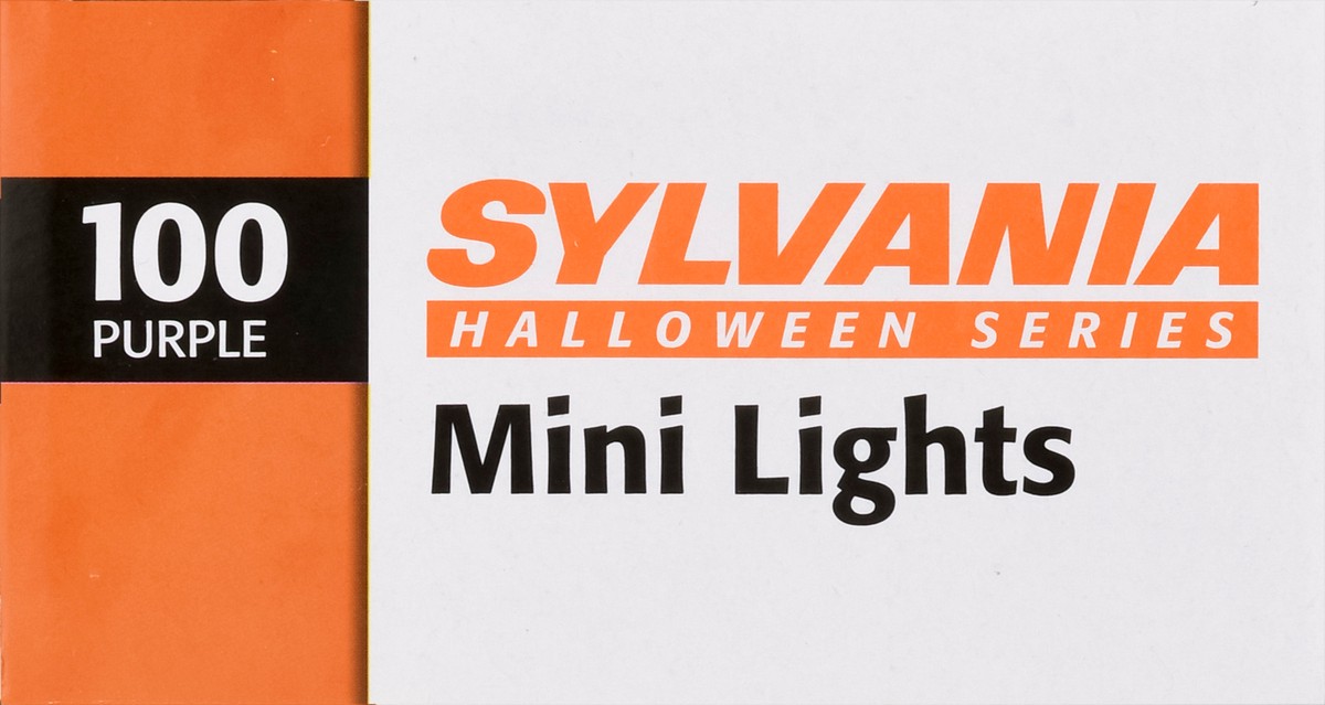 slide 7 of 14, Sylvania Halloween Series Purple Mini Lights 100 Each, 100 ct