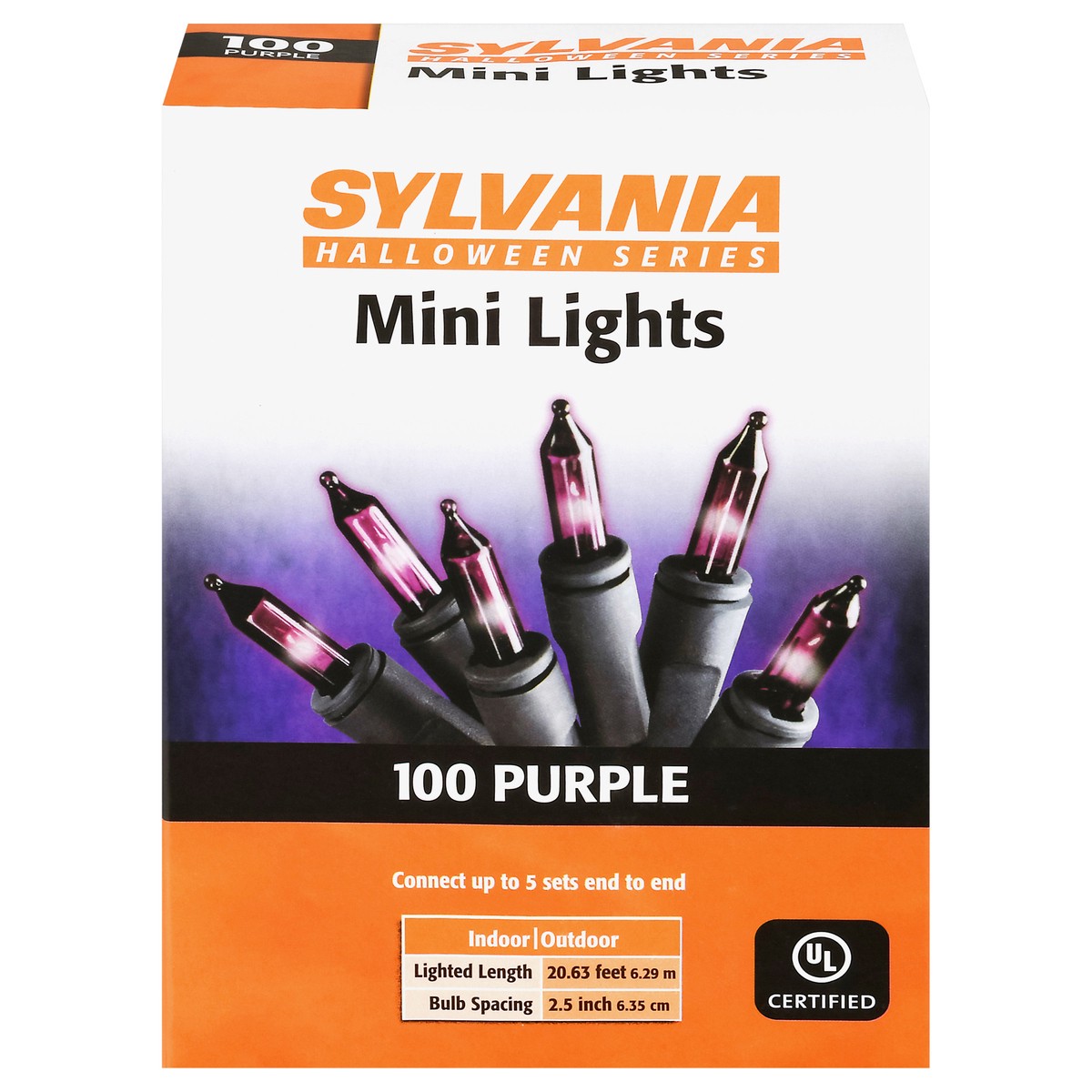 slide 1 of 14, Sylvania Halloween Series Purple Mini Lights 100 Each, 100 ct