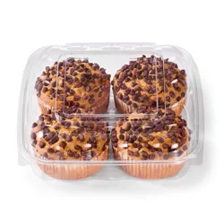 Hy-Vee Chocolate Chip Muffins, 4ct