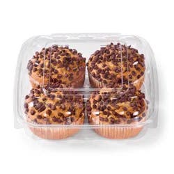 Hy-Vee Chocolate Chip Muffins, 4ct