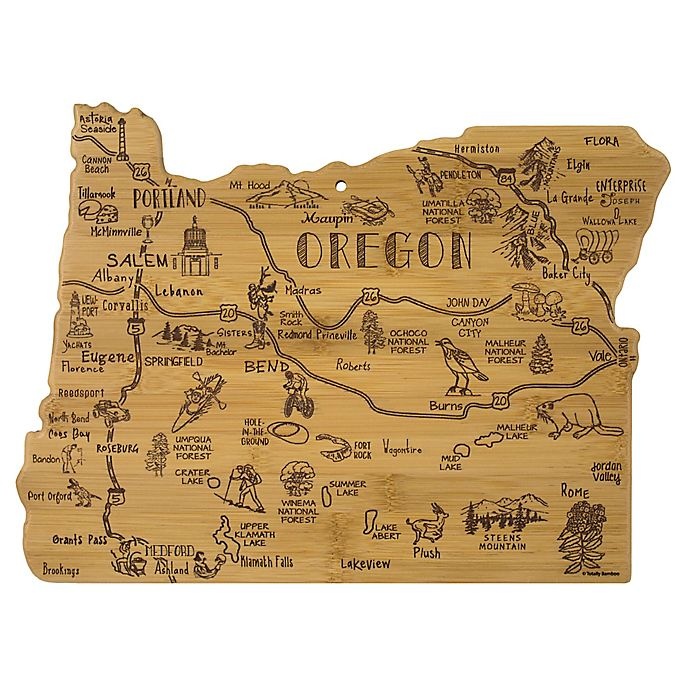 slide 1 of 1, Totally Bamboo Oregon Destination Cutting Board, 1 ct