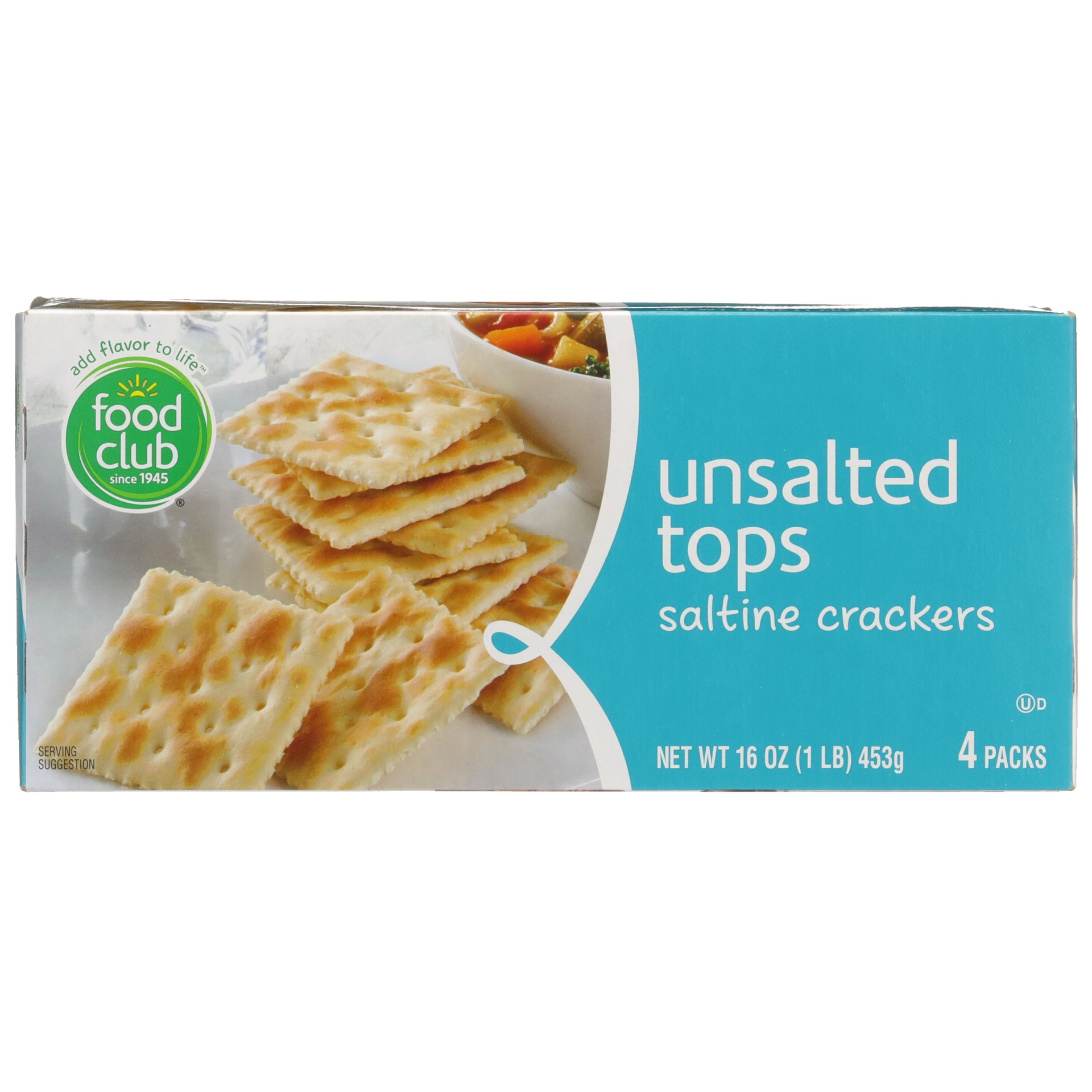 slide 1 of 6, Food Club Unsalted Saltines Crackers, 16 oz