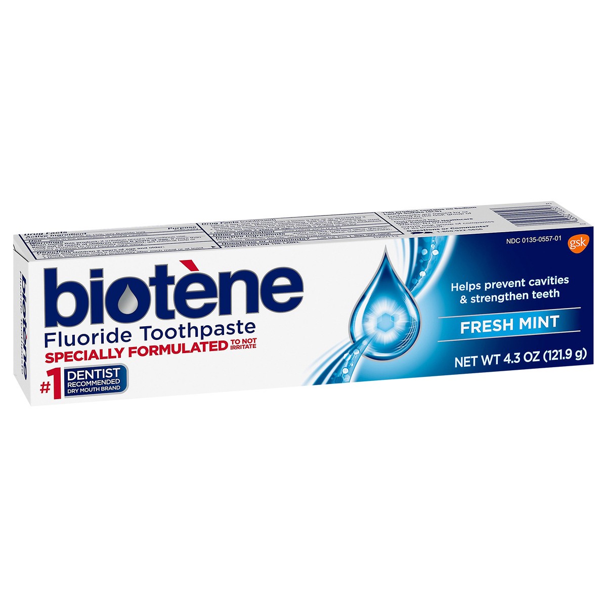 slide 8 of 9, Biotènee Dry Mouth Fresh Mint Toothpaste, 4.3 oz