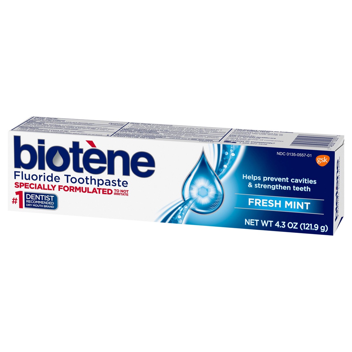 slide 4 of 9, Biotènee Dry Mouth Fresh Mint Toothpaste, 4.3 oz