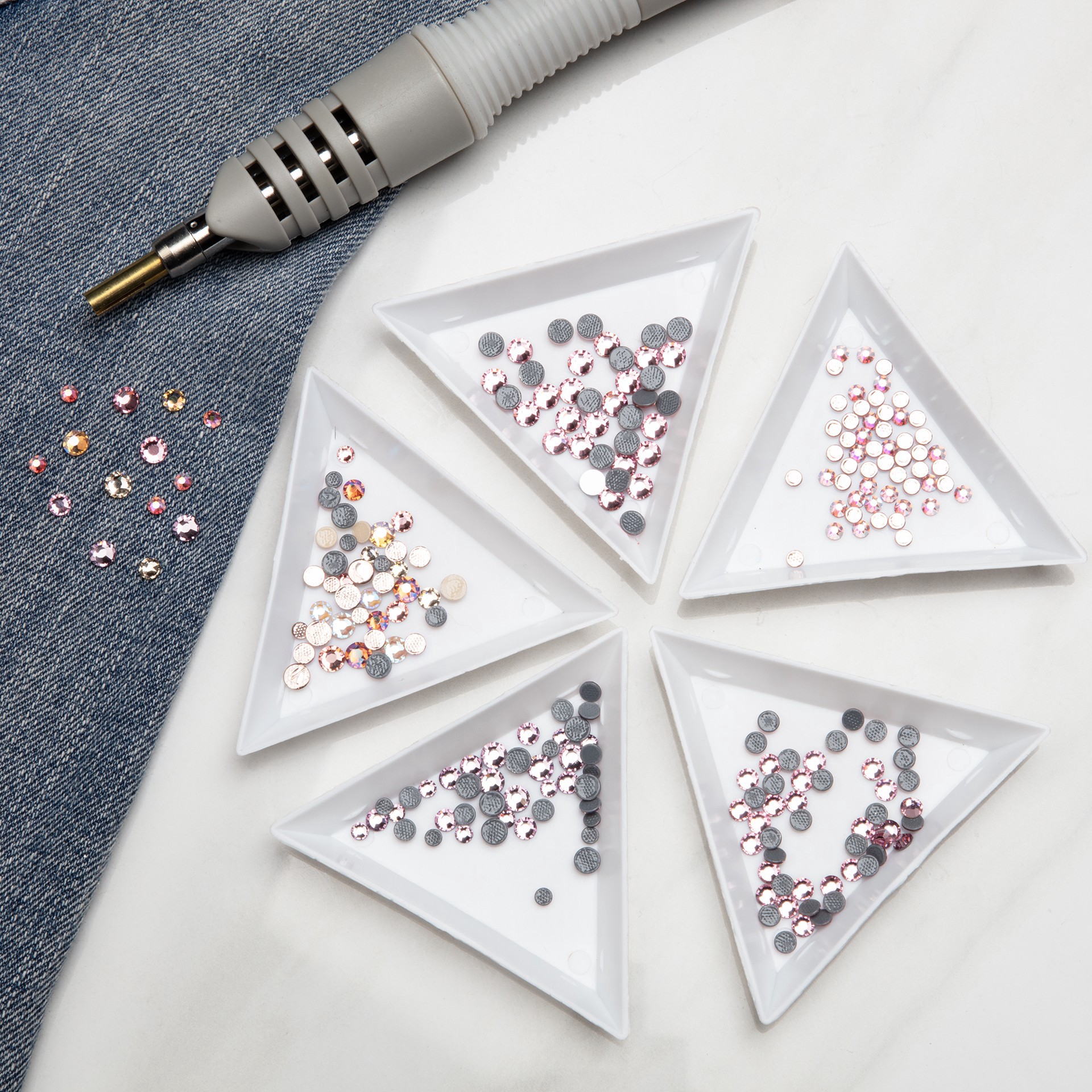 slide 4 of 5, Ss12 Hotfix Austrian Crystals By Bead Landing, 60ct., 60 ct