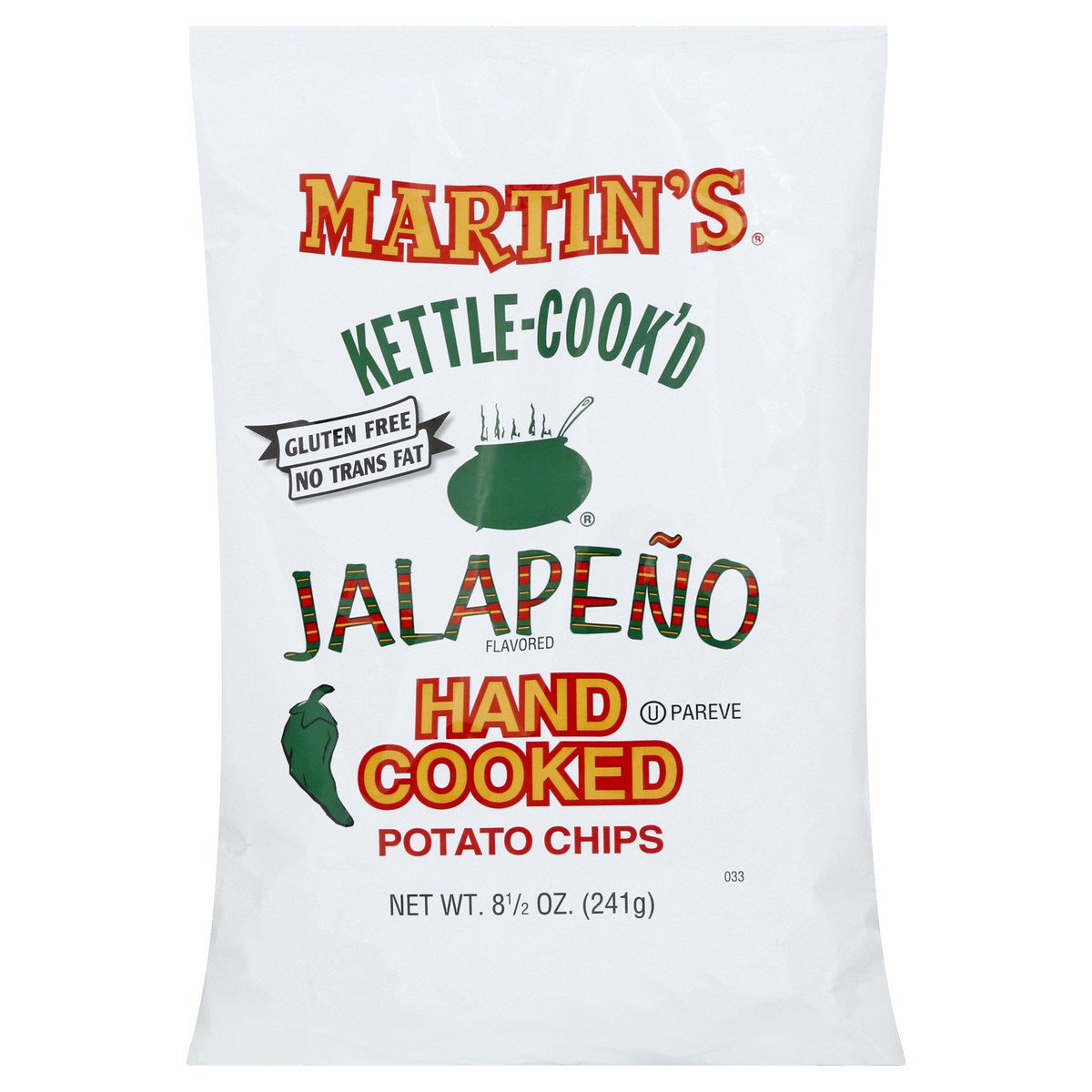 slide 12 of 13, Martin's Kettle-Cook'd Hand Cooked Jalapeno Flavored Potato Chips 8.5 oz, 8.5 oz