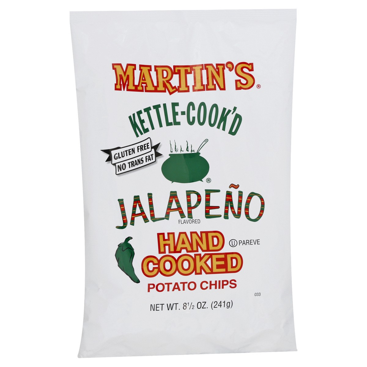 slide 6 of 13, Martin's Kettle-Cook'd Hand Cooked Jalapeno Flavored Potato Chips 8.5 oz, 8.5 oz