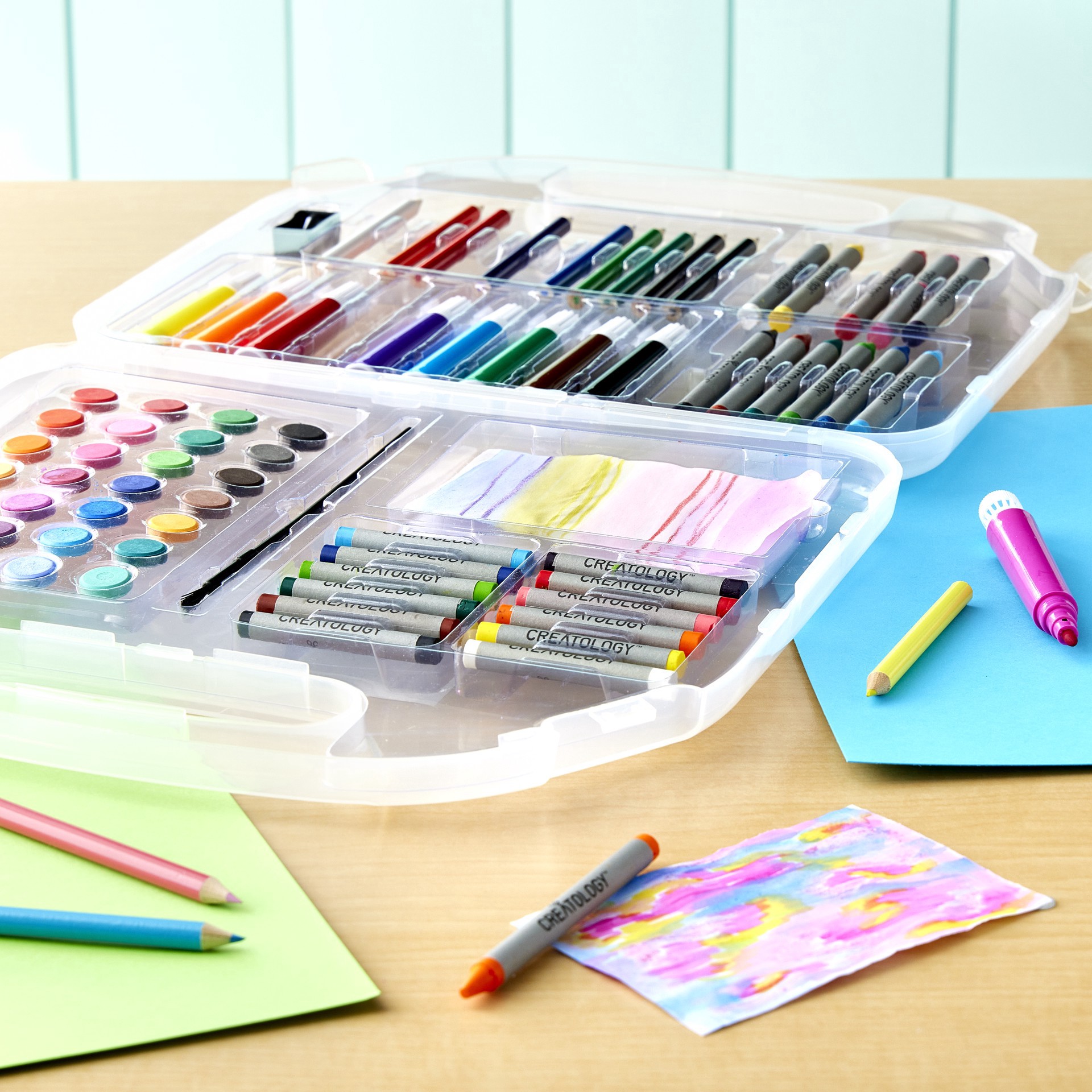 slide 3 of 5, 100 Piece Kid's Art Tote By Creatology, 100 ct