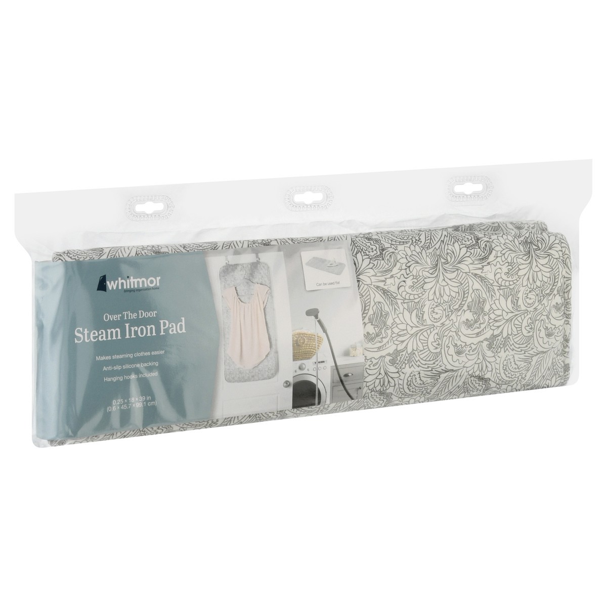 slide 2 of 9, Whitmor Over the Door Steam Iron Pad - Floral, 1 ct