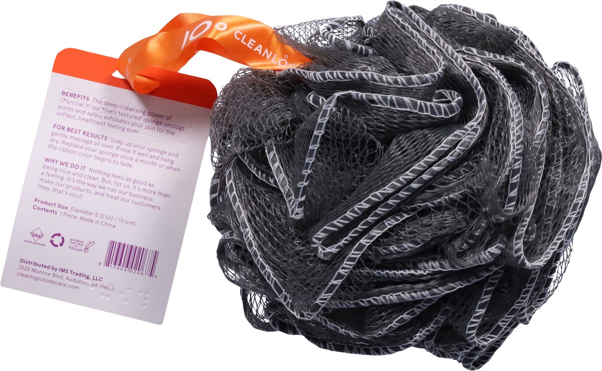 slide 6 of 11, cleanlogic Invigorating Mesh Sponge 1 ea, 1 ct