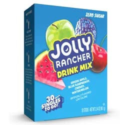 Jolly Rancher Assorted Sticks To Go 30 Count 3.14 Oz