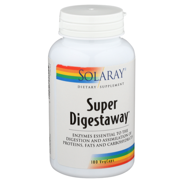 slide 1 of 1, Solaray Super Digestaway Capsules, 180 ct