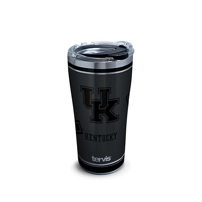 slide 1 of 1, NCAA Tervis University of Kentucky Blackout Stainless Steel Tumbler with Lid, 20 oz