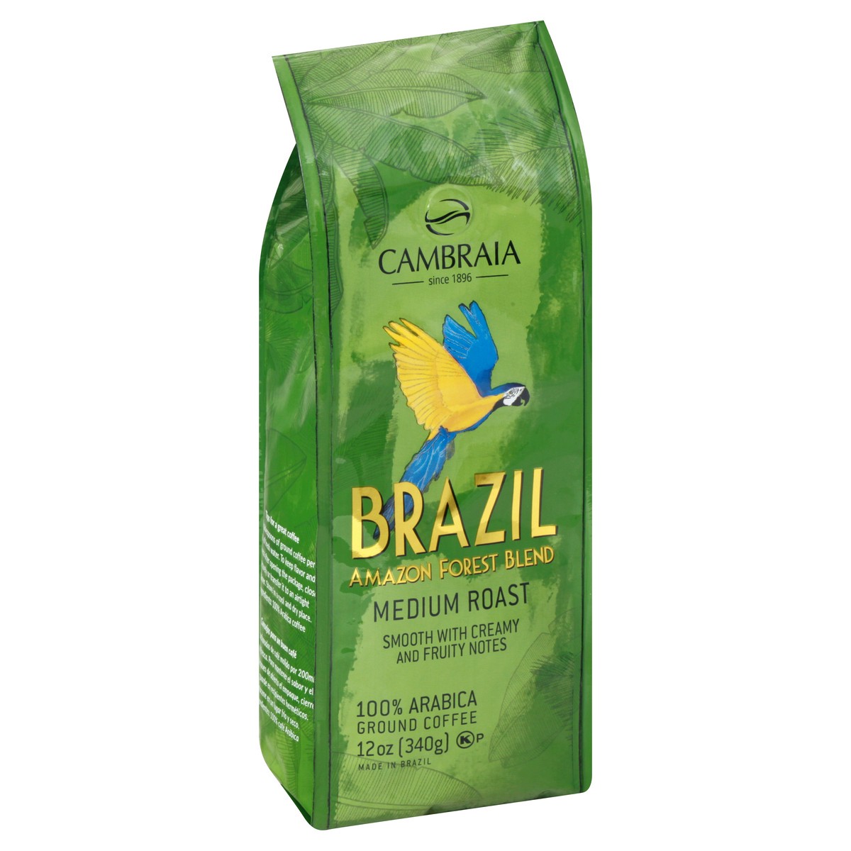 slide 7 of 9, Cambraia Medium Roast 100% Arabica Ground Brazil Amazon Forest Blend Coffee - 12 oz, 12 oz