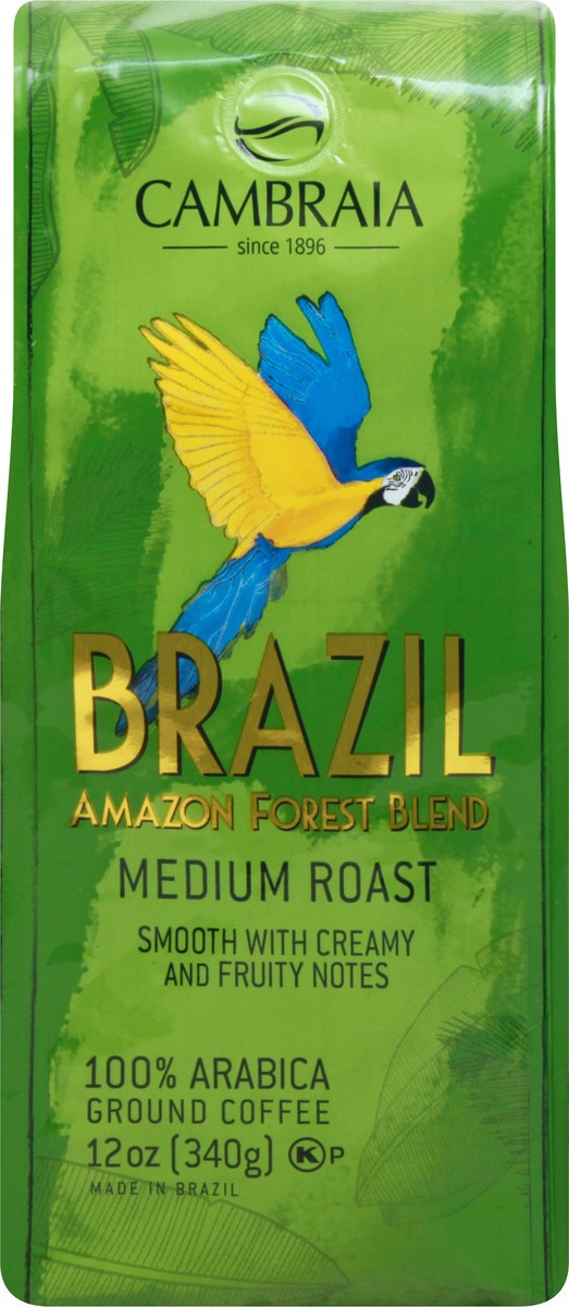 slide 8 of 9, Cambraia Medium Roast 100% Arabica Ground Brazil Amazon Forest Blend Coffee - 12 oz, 12 oz
