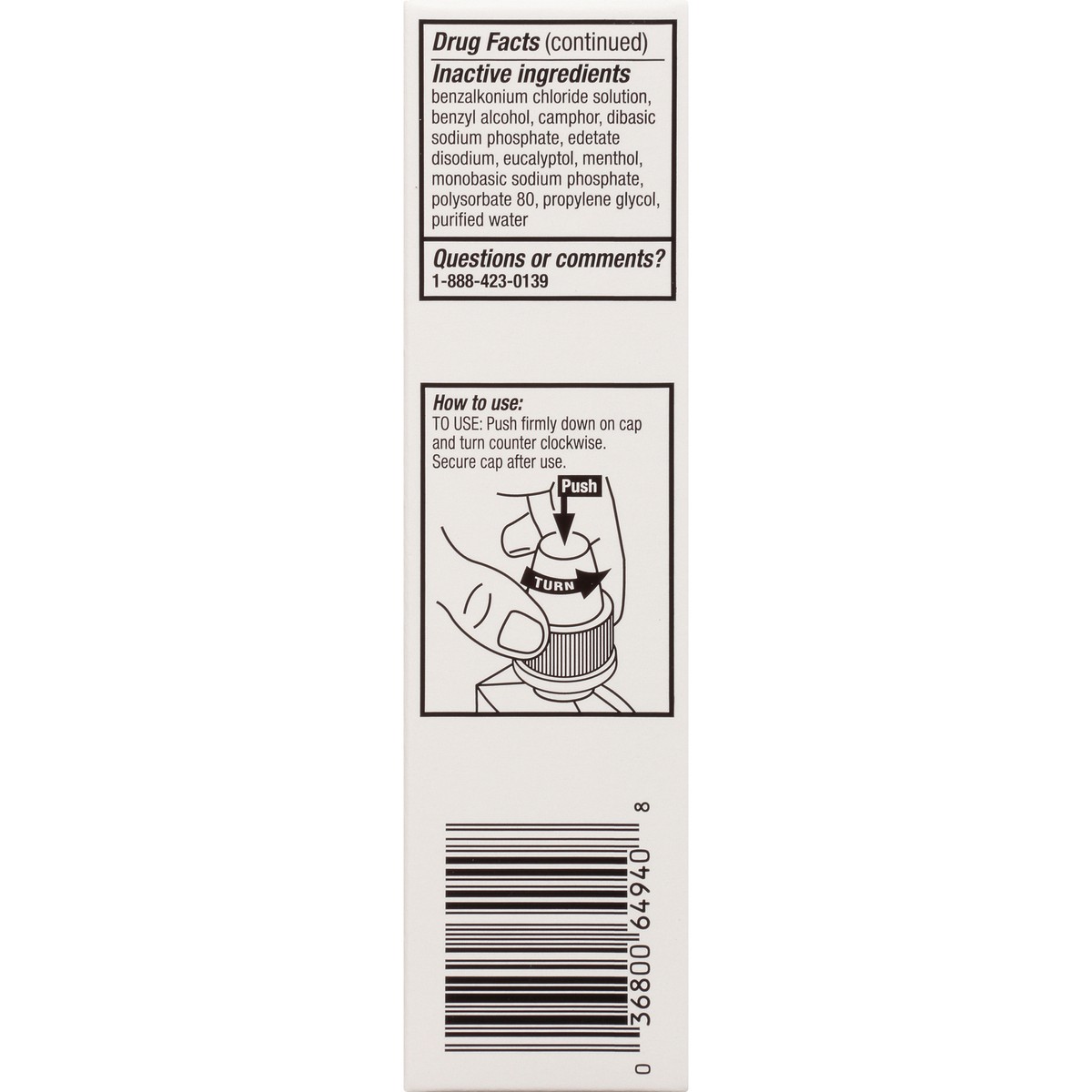 slide 7 of 9, TopCare Allergy Sinus Nasal Decongestant Oxymetazoline Hcl 0.05% Spray, 1 fl oz