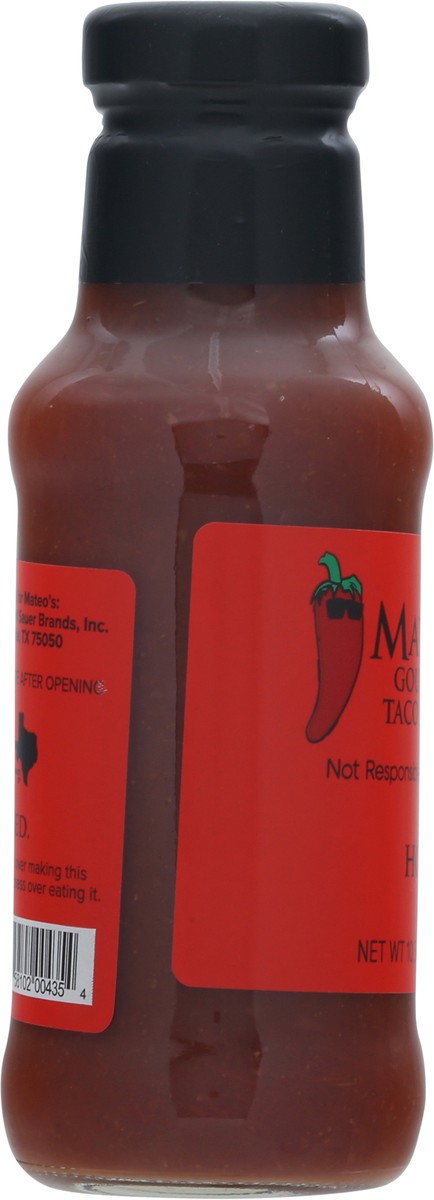 slide 9 of 13, Mateo's Hot Gourmet Taco Sauce 10.5 oz, 10.5 oz