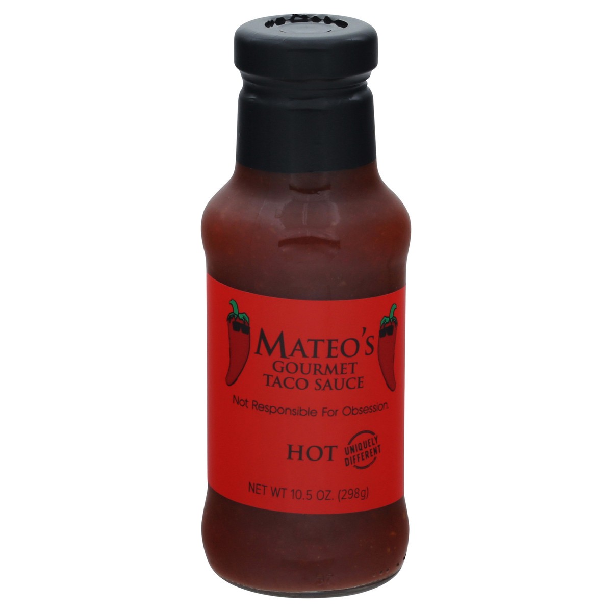slide 11 of 13, Mateo's Hot Gourmet Taco Sauce 10.5 oz, 10.5 oz