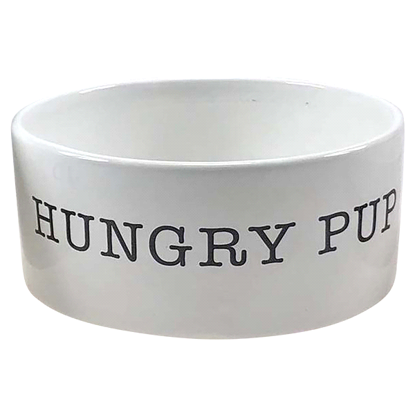 slide 1 of 1, Meijer Hungry Pup Pet Bowl Medium, 28 oz