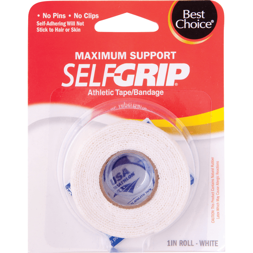 slide 1 of 1, Best Choice Maximum Support Self-Grip Athletic Tape, 1 ct