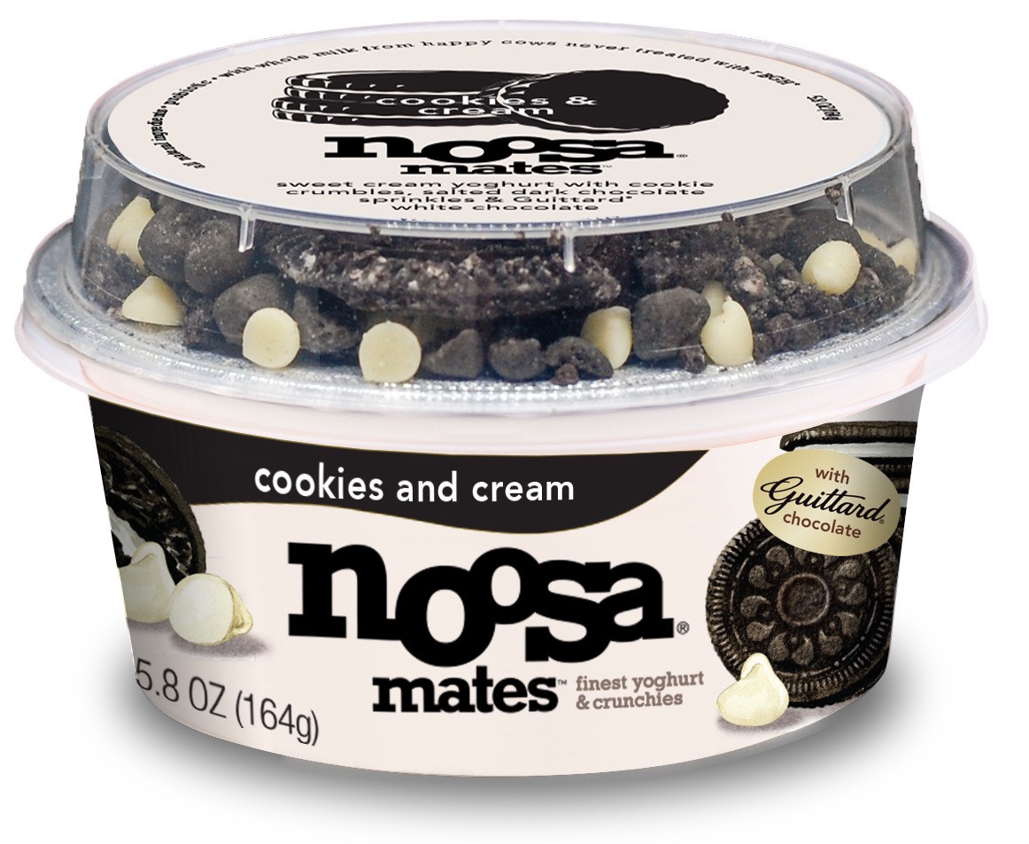 slide 1 of 3, Noosa Finest Cookies & Cream Yogurt Mate, 5.5 oz